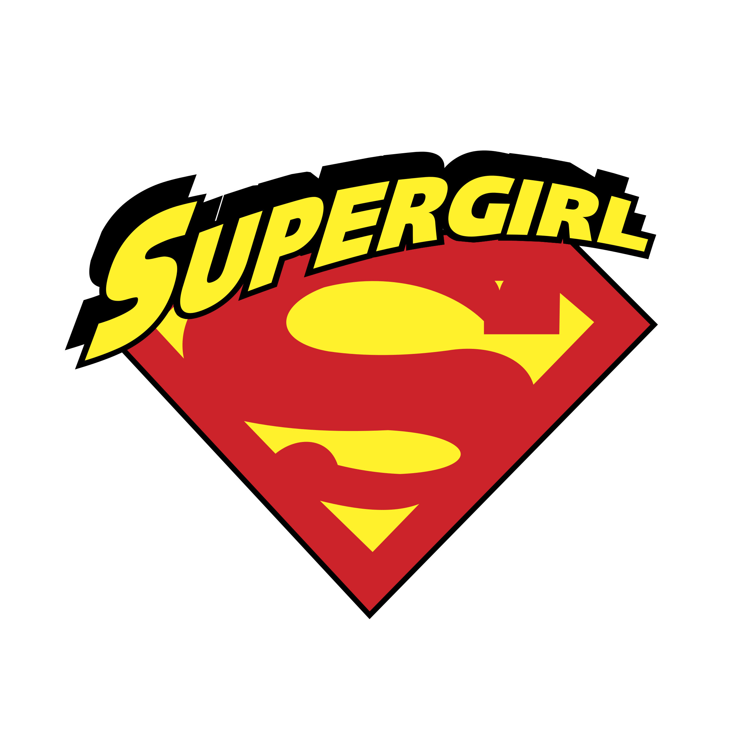 supergirl clipart svg
