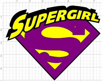 supergirl clipart svg