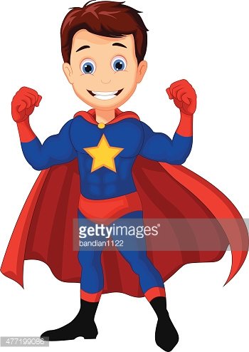 superheroes clipart animated