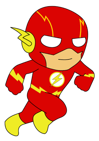 superheroes clipart baby flash