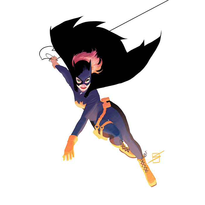 superheroes clipart batgirl