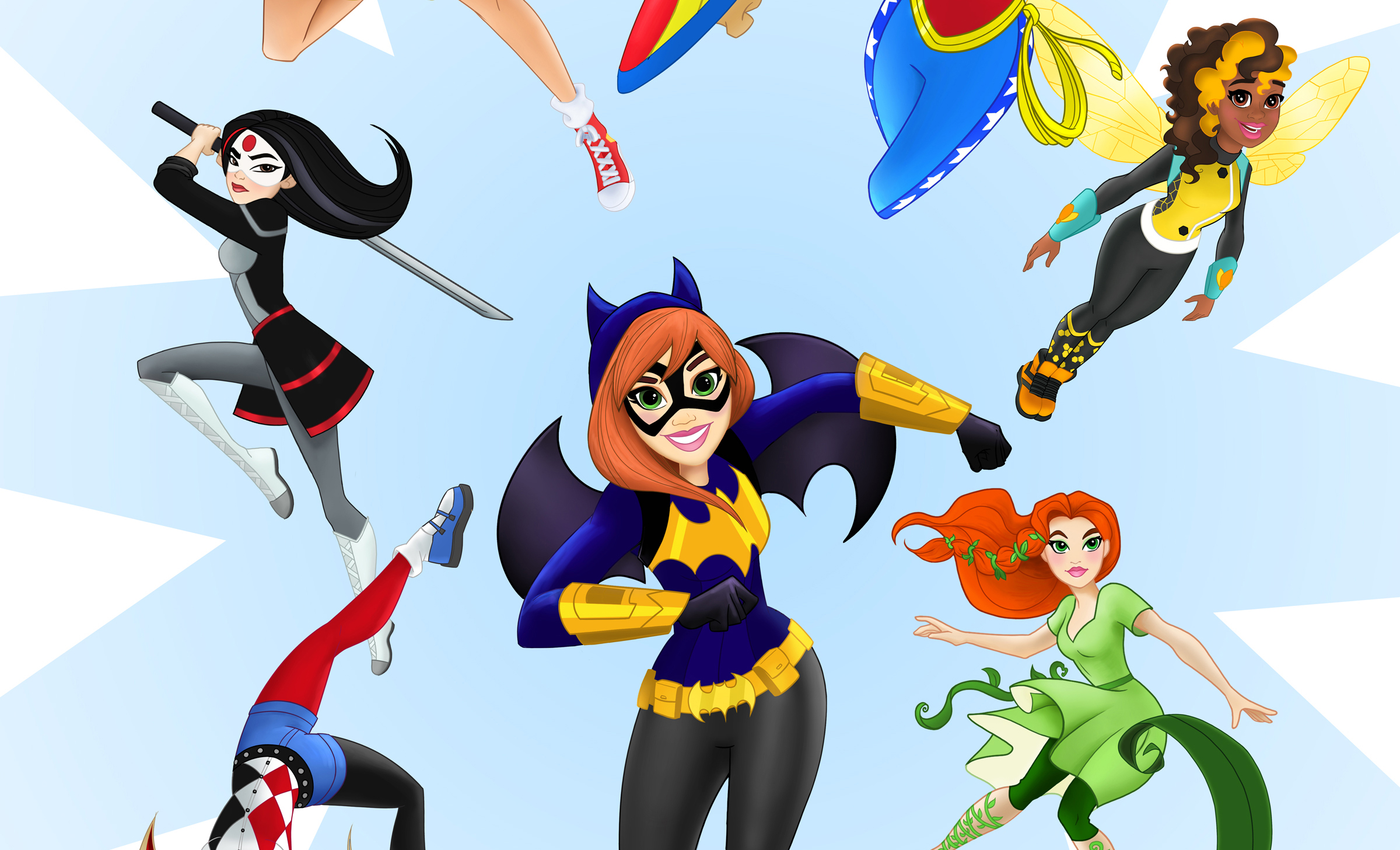 superheroes clipart diverse
