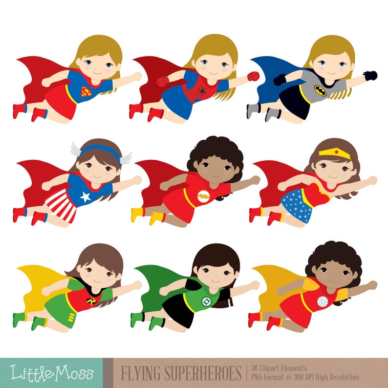 superheroes clipart super hero