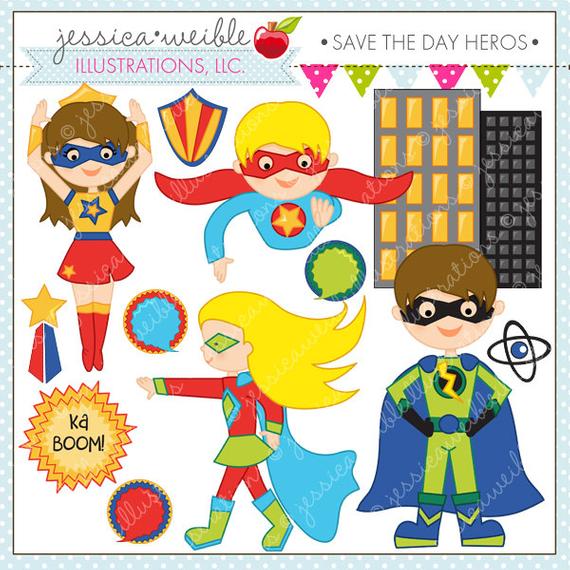 superheroes clipart superhero day