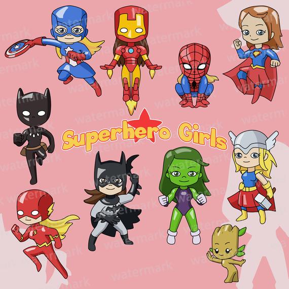 superheroes clipart welcome