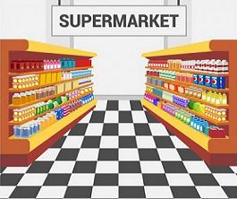 supermarket clipart