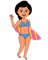 surfing clipart