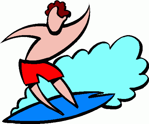 surfing clipart