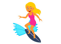 Surfing clipart cute. Sports free to download