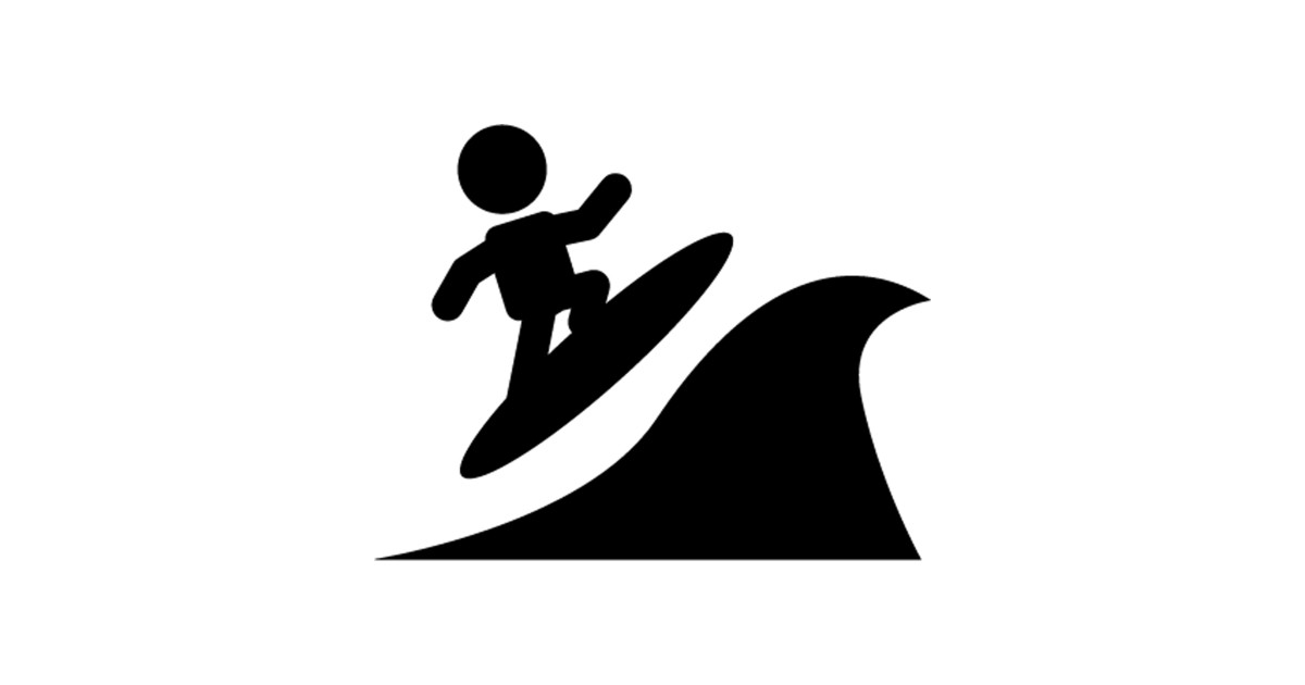 surfing clipart stickman