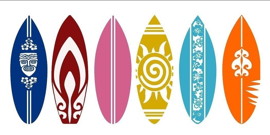 surfing clipart surfboard design