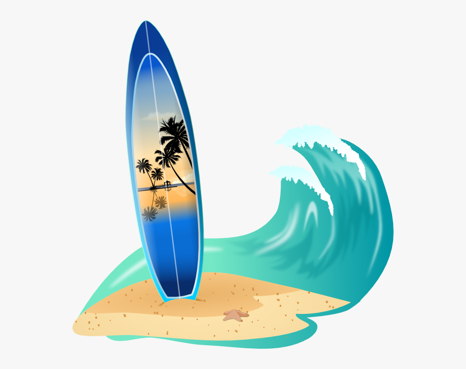 surfing clipart transparent background