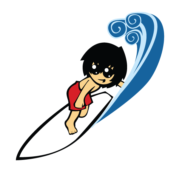 surfing clipart wet suit
