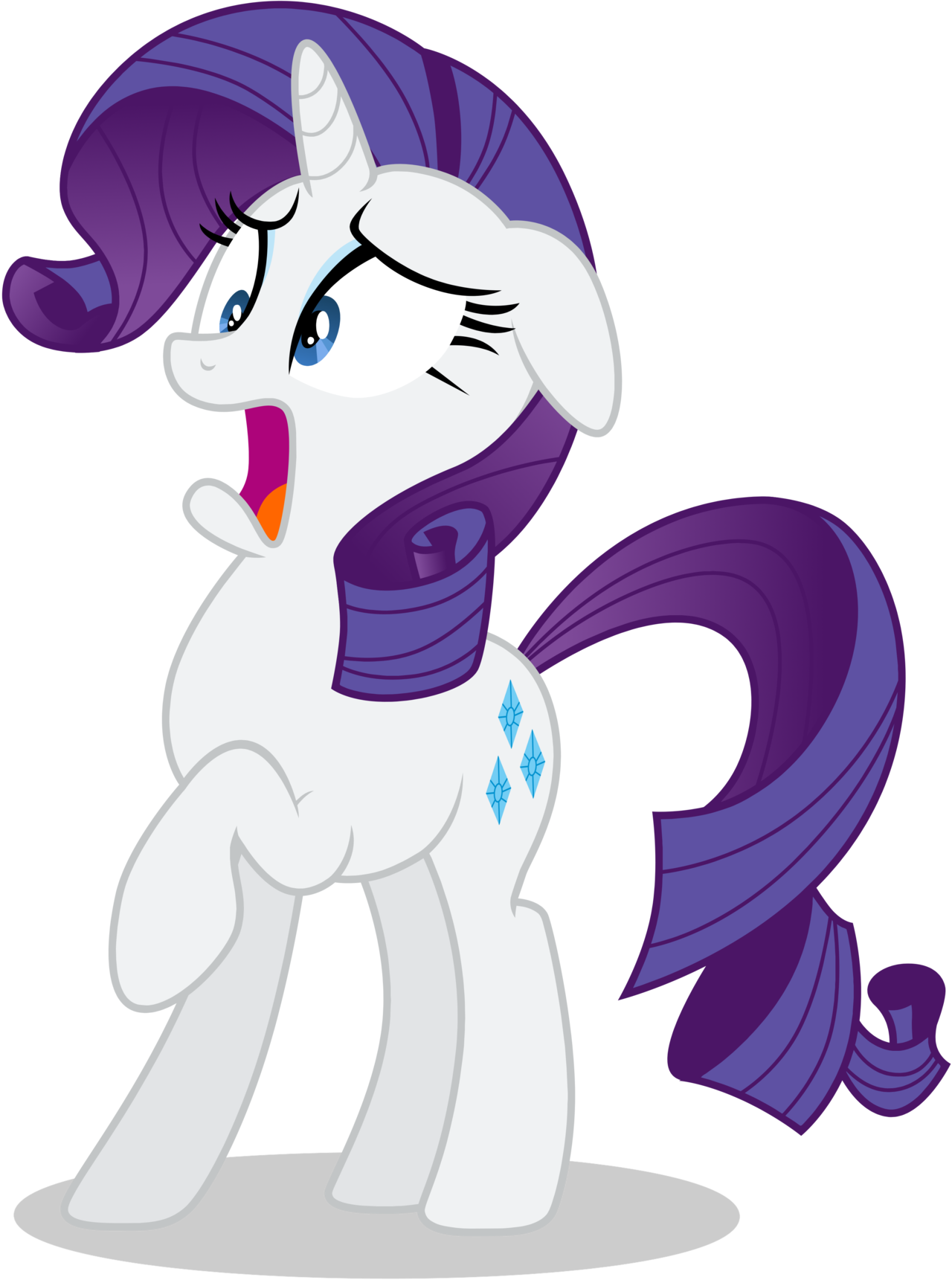 Surprise clipart horrified. Rarity in shock by
