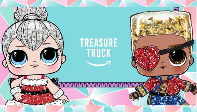 Amazon treasure truck to. Surprise clipart party host