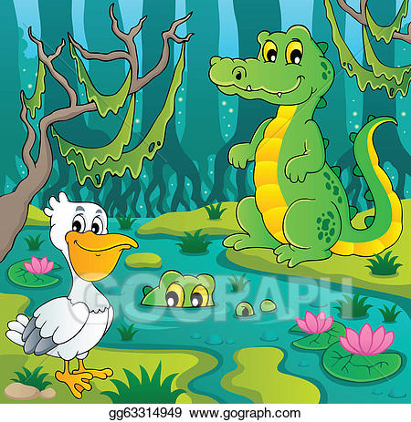 swamp clipart animated