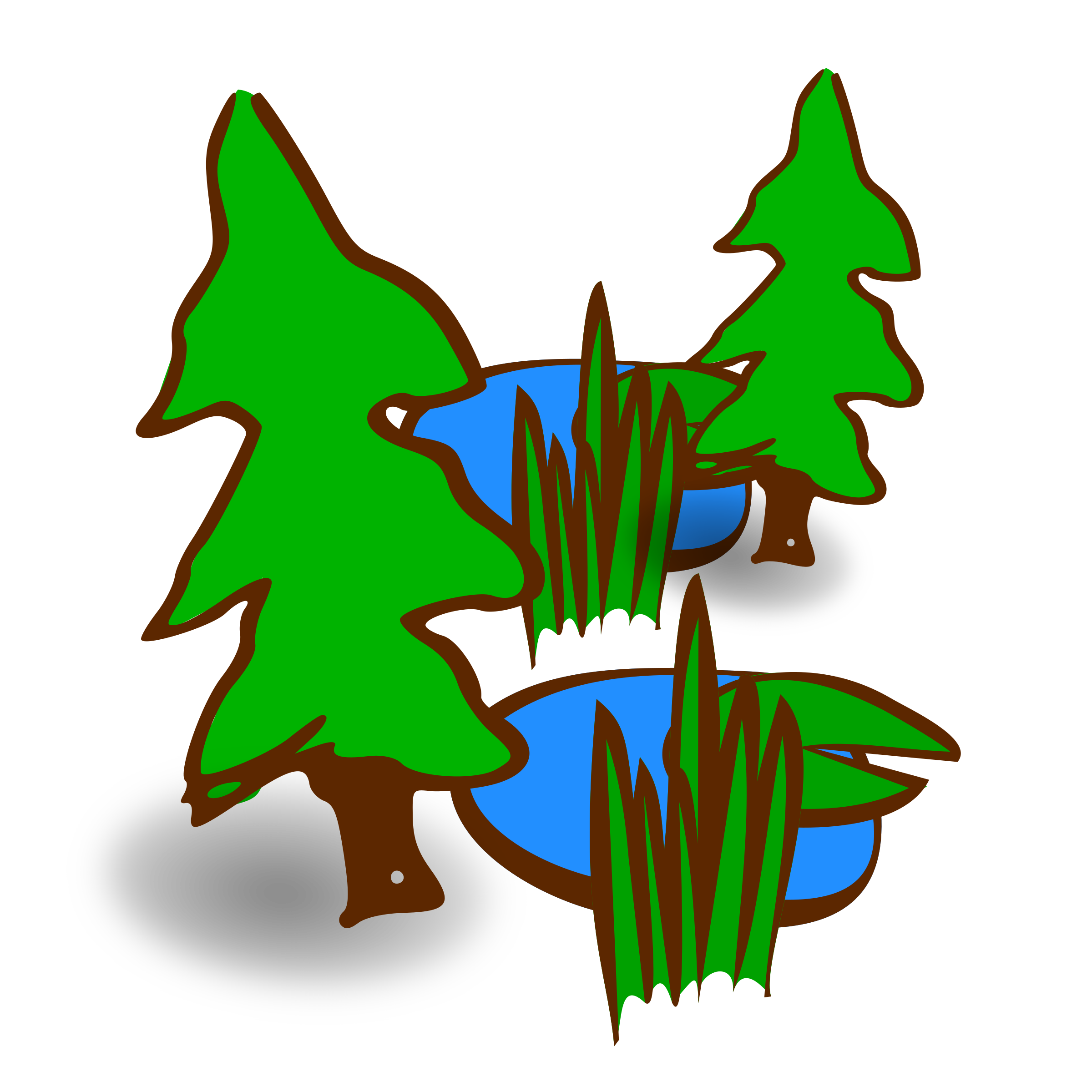 swamp clipart moor