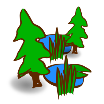 swamp clipart moor