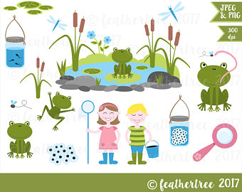 swamp clipart pond dipping