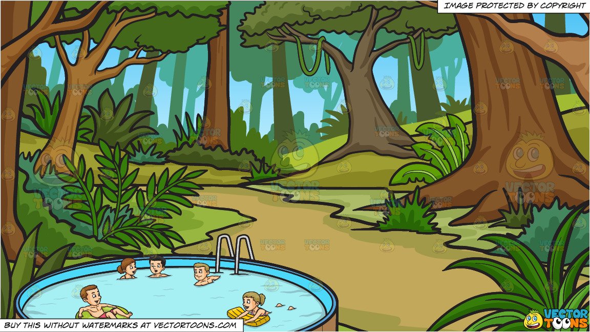 swamp clipart pool