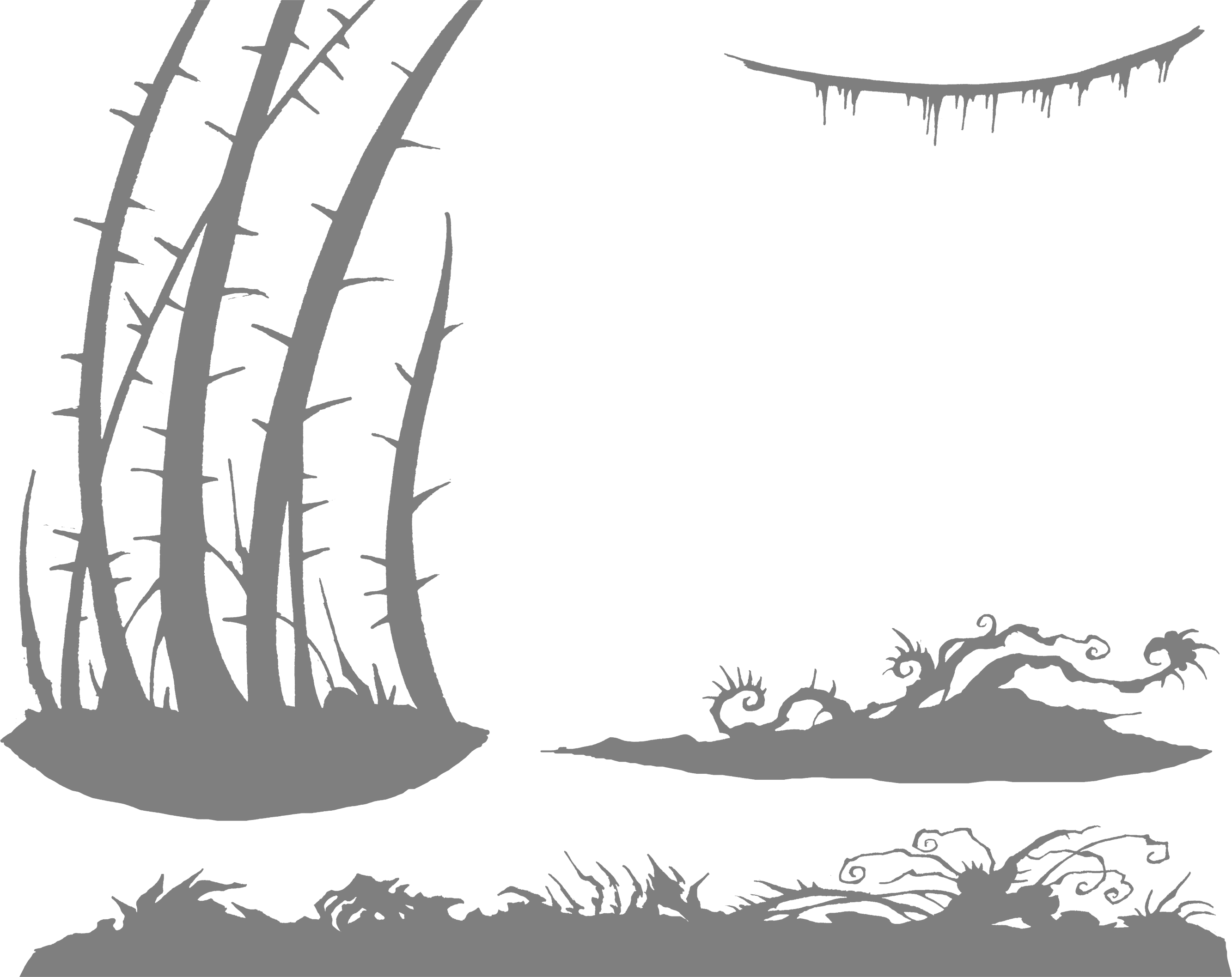 Cartoon Swamp Background