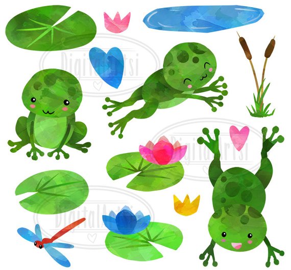 swamp clipart watercolor