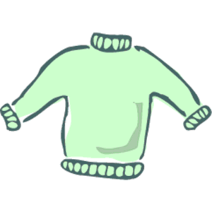sweatshirt clipart green jumper
