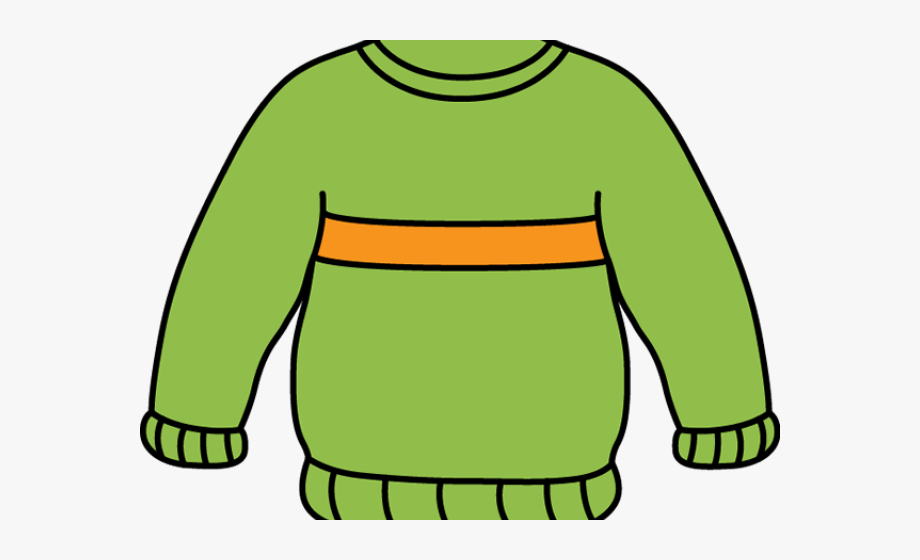 sweatshirt clipart green jumper