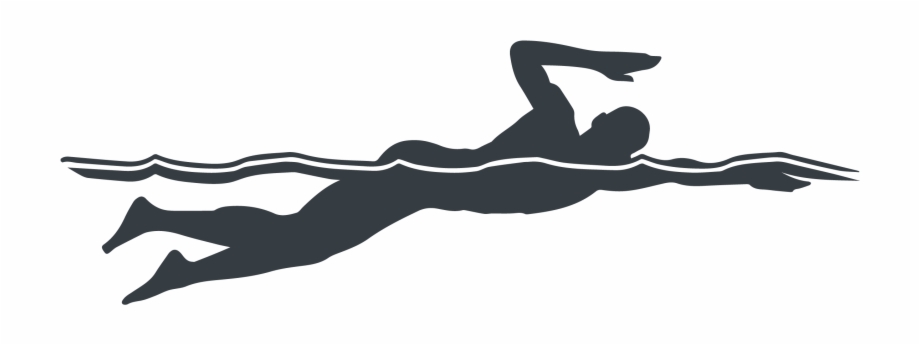 swimmer clipart front crawl