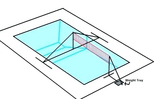 swimmer clipart pool net