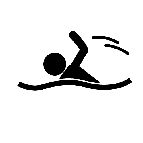 Swimmer clipart silhouette. Free clip art download