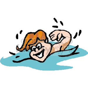 Funny diving royalty free. Swimmer clipart swiming