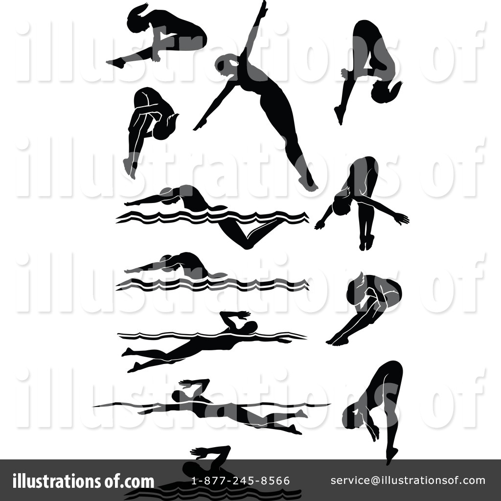 swimmer clipart swimming diving