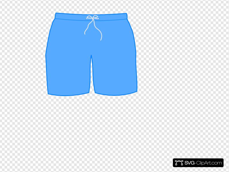 swimsuit clipart blue shorts