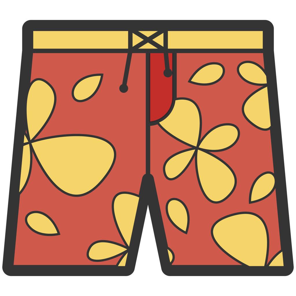 The best swim trunks. Swimsuit clipart board shorts