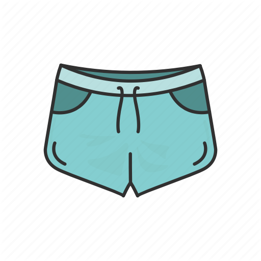  pants colored by. Swimsuit clipart denim shorts