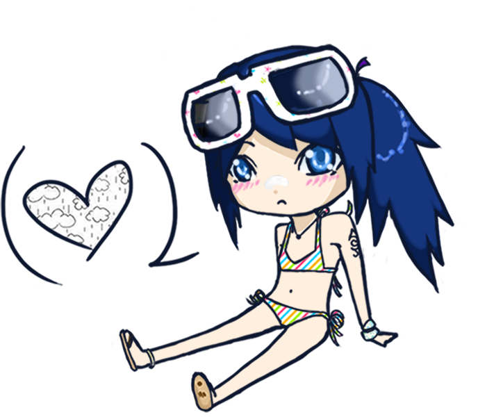 Swimsuit clipart drawing. Chibi by twilighttatsumi on