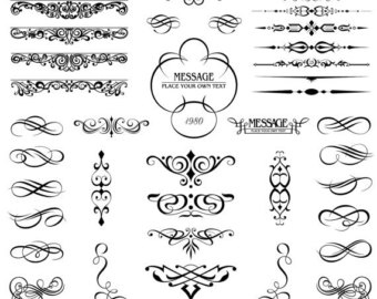 swirl clipart french