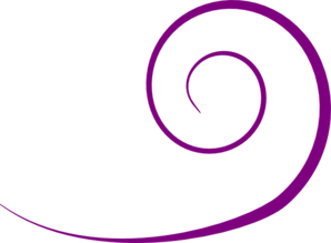 swirl clipart purple