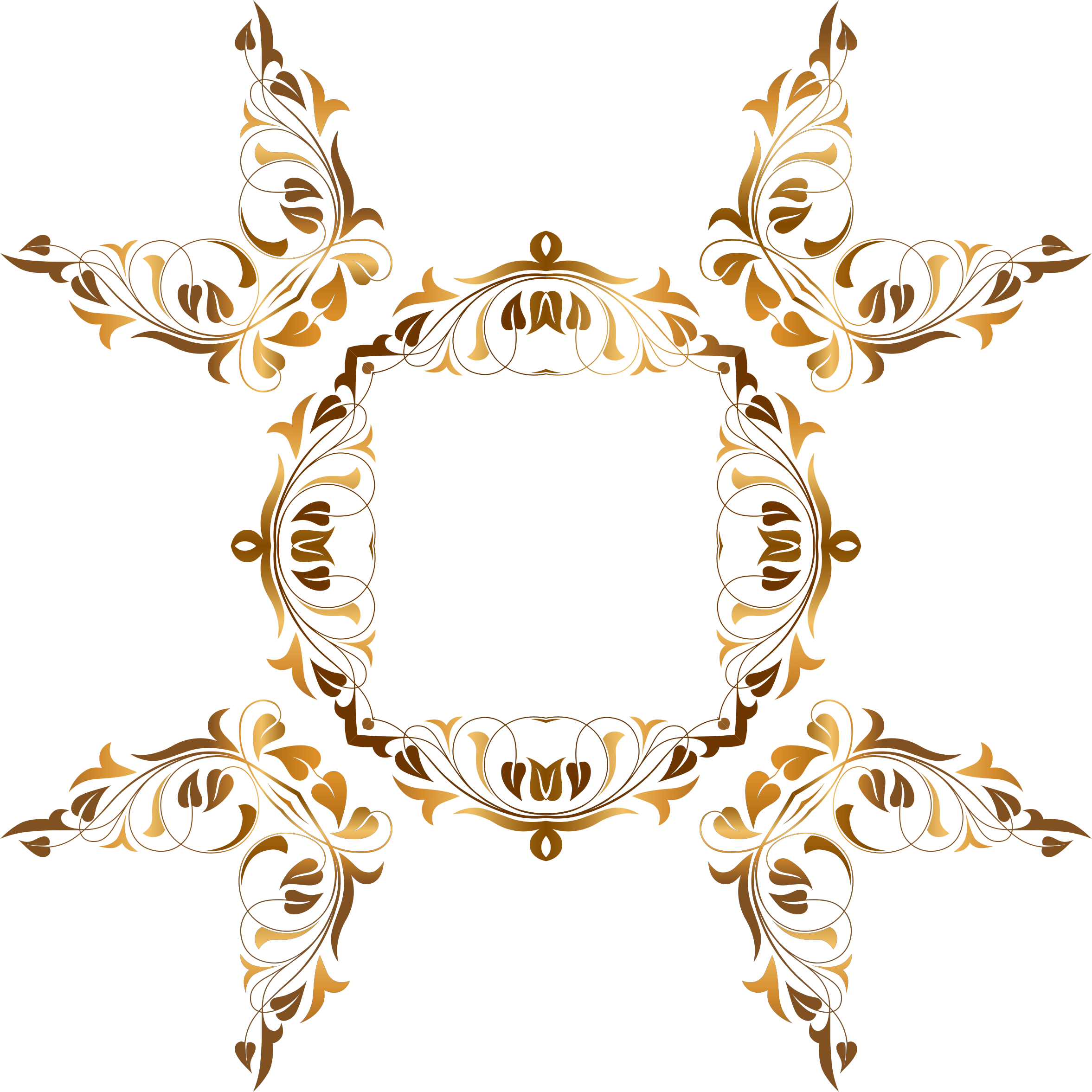 swirl clipart symmetrical