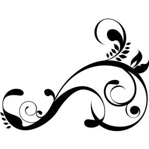 Swirly clip art coreldraw. Swirl clipart vine