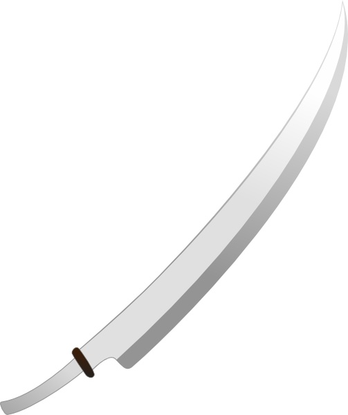 Sword clipart katana. Clip art free vector