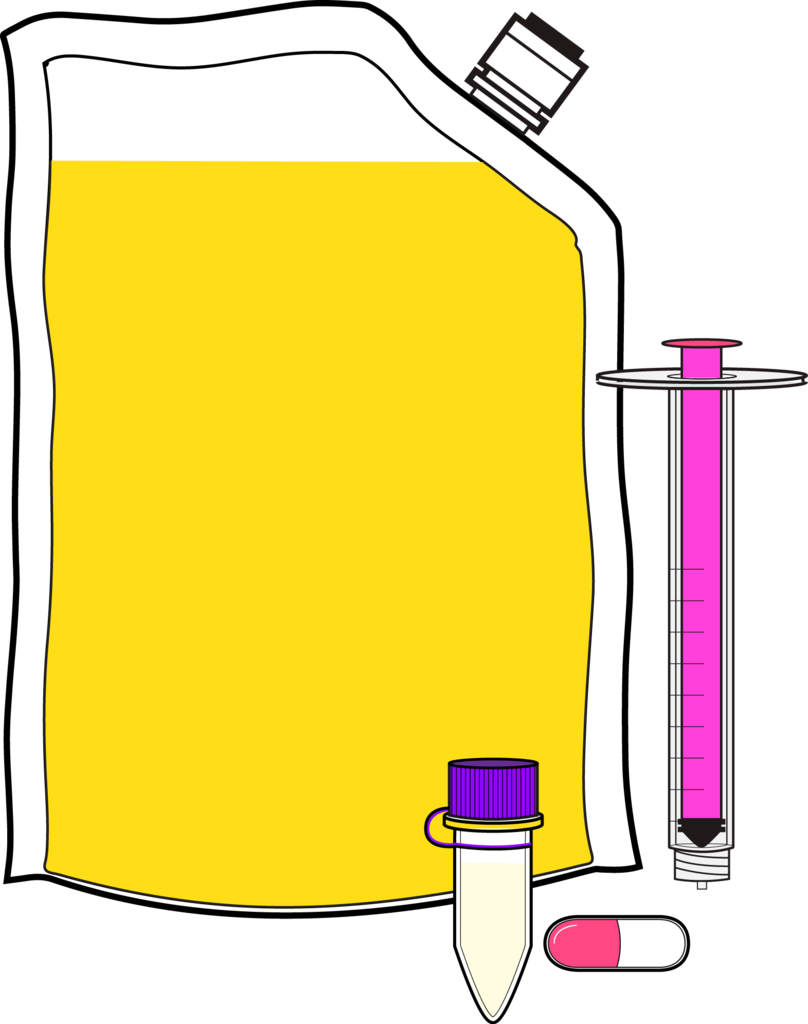 Syringe clipart antibiotic. Biomanufacturing kit refill use