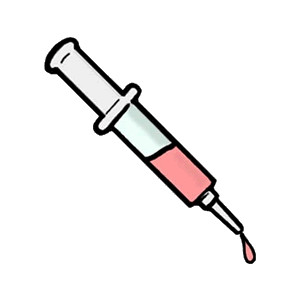 syringe clipart cute