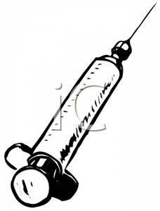 syringe clipart jab