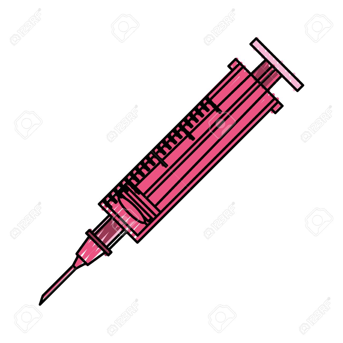 syringe clipart pink