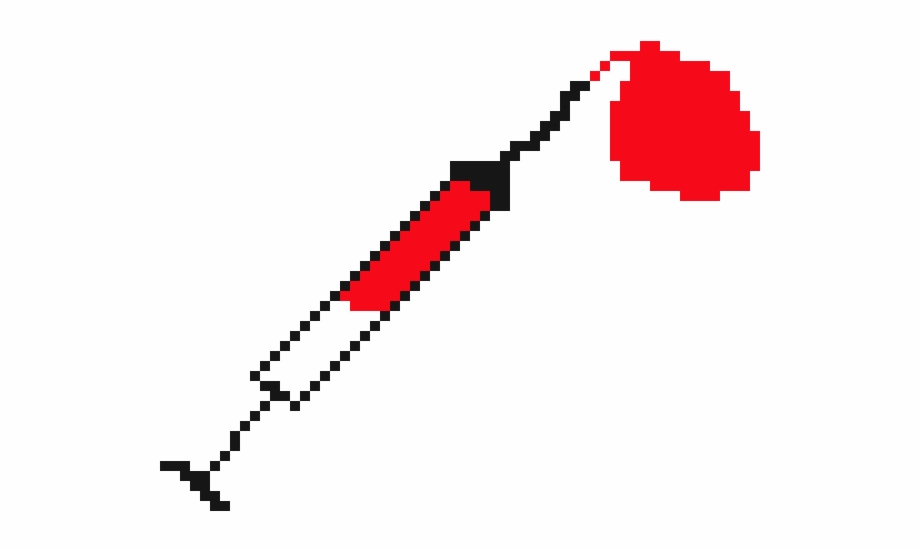 syringe clipart pixel art