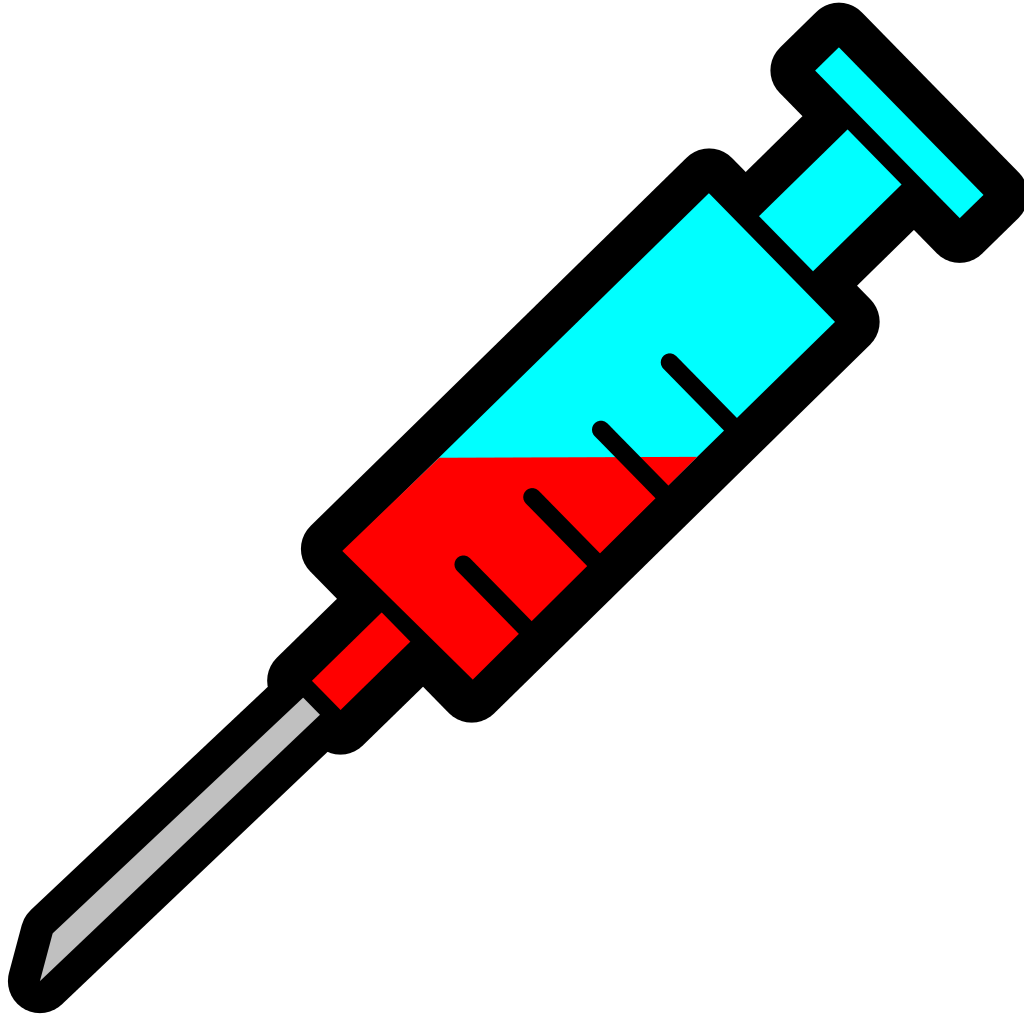 syringe clipart pixel art