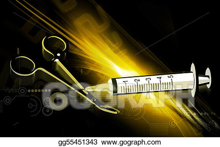 syringe clipart scissors