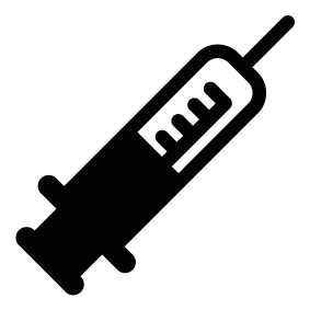 syringe clipart silhouette